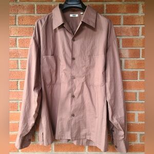 Uniqlo Men's US Large Maroon shirt
